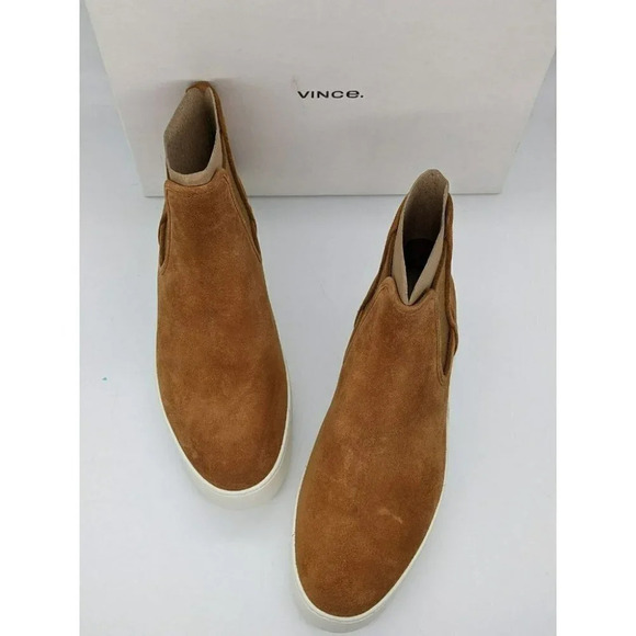 Vince Warren Women's Tan Suede Size 10 M - Picture 2 of 5